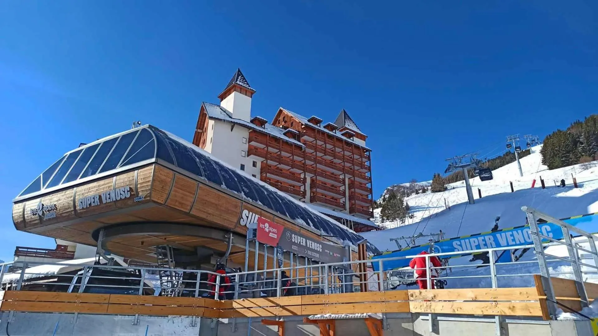 アパート La Plus Belle Vue Des 2 Alpes ! レ・デュー・アルプ フランス